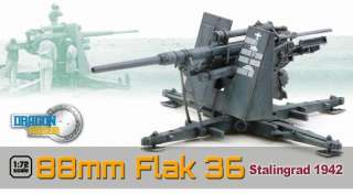 PRE ORDER FIRST 1/72 DRAGON DIECAST ARMOR 88mm FLAK 36 STALINGRAD 1942 