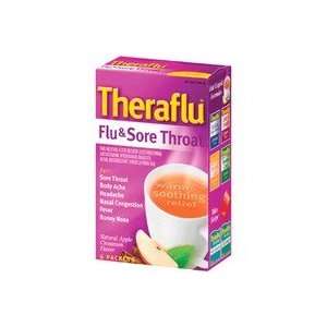  Theraflu Flu & Sore Throat Apple 6ct Health & Personal 