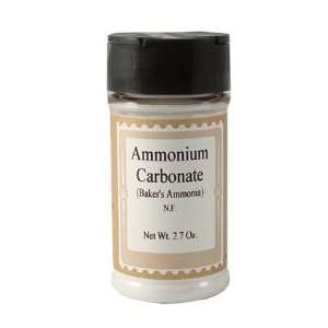 Ammonium Carbonate (Bakers Ammonia) 2.7 oz  Grocery 