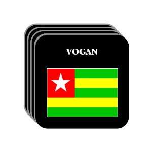  Togo   VOGAN Set of 4 Mini Mousepad Coasters Everything 