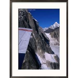  View from Aircraft Flying Through Mountains, Denali 