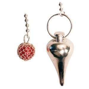   Metal Divination / Dowsing Tool with Red Ball Detail 