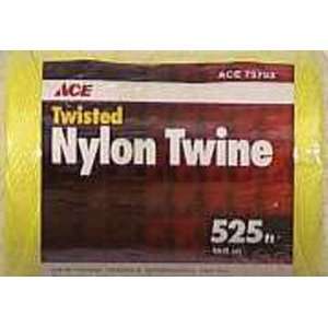  Twine, Twisted Nylon Seine Twine, Yellow, #18 X 525 