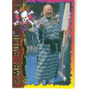  WWF Wrestling Card #28  Mr. Fuji (Dirtiest Dozen)