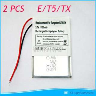2x PDA Battery for Palm PalmOne Tungsten E T5 TX + Tool  