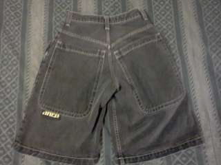 Jnco Jeans Shorts Black STINGERS Size 29   Kikwear   Caffine   Macgear 