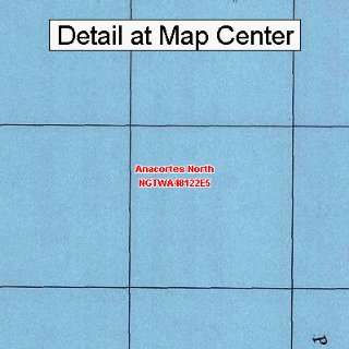 USGS Topographic Quadrangle Map   Anacortes North, Washington (Folded 