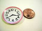 Barbie size 1.25 pink WALL CLOCK for Francie Kelly Sun