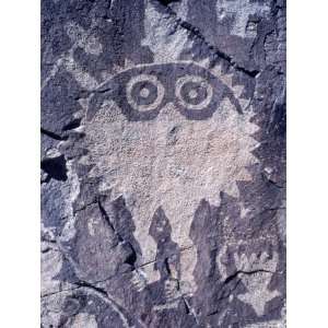  Ancient Pueblo Anasazi Rock Art of a Warrior with a Bear 