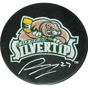  Ryan Murray Autographed Signed Everett SIlvertips Puck WJC 