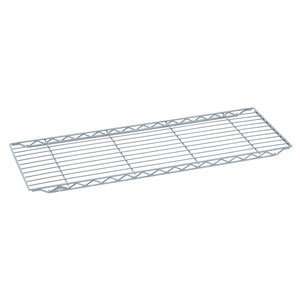   DSH qwikSLOT Silver Hammertone Wire Shelf   21 x 48