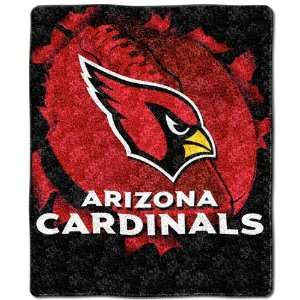  NFL Arizona Cardinals SHERPA 50x60 Throw Blanket Sports 