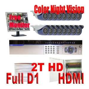  Complete Professional 16 Channel Full D1 H.264DVR with 16 