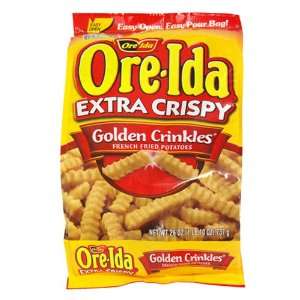 Ore Ida, Golden Crinkles, Extra Crispy, 26 oz (Frozen 