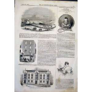  Boulogne Races Fire Fetter Lane Birmingham Print 1843 