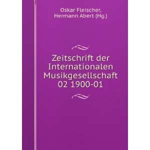   02 1900 01 Hermann Abert (Hg.) Oskar Fleischer Books