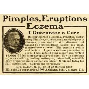  1906 Ad Dr. R.T. Daily Eczema Pimples Complexion Cure 