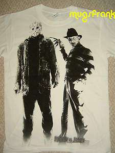Freddy Krueger vs Jason Vorhees Posed For Evil T Shirt XL  