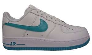 NIKE WOMENS AIR FORCE 1 07 WHITE LEATHER ATHLETIC SHOES 315115 123 