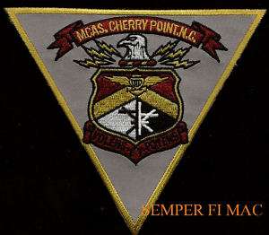 US MARINES CORPS AIR STATION MCAS CHERRY POINT NC PATCH  