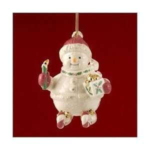  Lenox Holiday Skiing Snowman Ornament