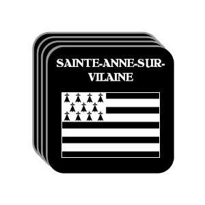  Brittany)   SAINTE ANNE SUR VILAINE Set of 4 Mini Mousepad Coasters