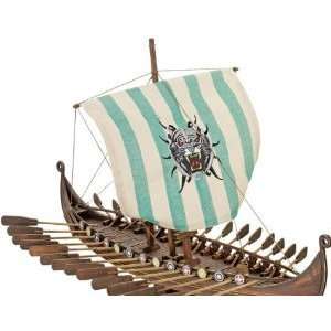  23 European Viking Pirate Hand Crafted Longship Collectible Museum 