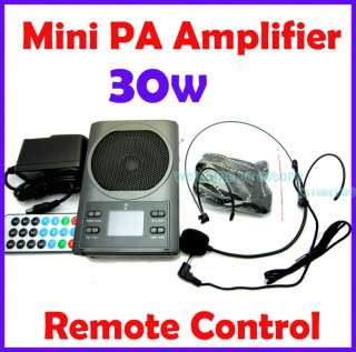   Portable Mini Professional Voice Speaker Amplifier  FM USB LCD