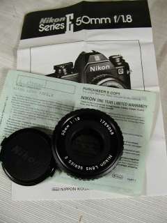 Nikon Series E 50mm 11.8 AIS Lens  