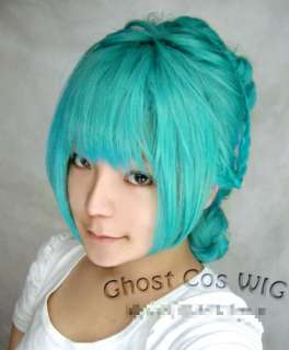 Vocaloid Miku Secret Police Cosplay Wig costume party hair + free wig 
