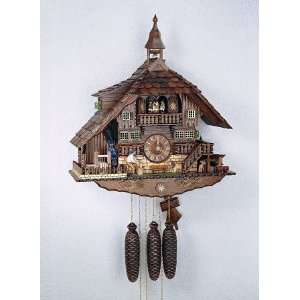  Schneider Cuckoo Clock, Animated, Bell Tower, Model #8TMT 