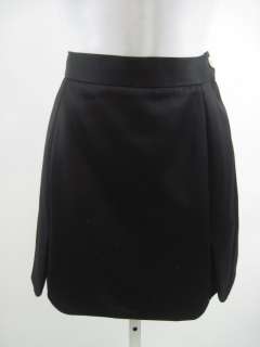 VIVIENNE WESTWOOD Black Wool Mini Skirt Sz 44  