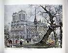   , Notre Dame, Print of Maurice Legendre Oil, Viviani Square KRISARTS