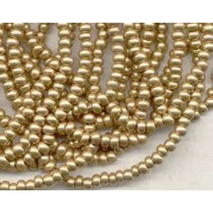  6/0 Gold Silk Seed Beads Arts, Crafts & Sewing