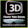 80 VIRTUAL VIDEO 3D i GLASSES GOGGLES UNIVERSAL FOR IPHONE 4 HDTV DVD 