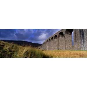  Low Angle View of a Viaduct, Ribblehead Viaduct, North 