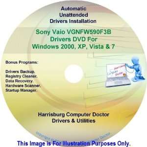  Sony Vaio VGN FW590F3B Drivers Kit DVD Disc   Windows 2000 