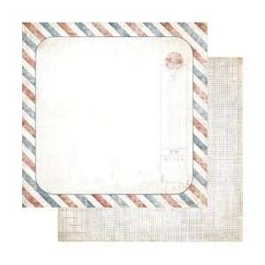  7 Gypsies Postale Double Sided Paper 12X12 Airmail; 25 