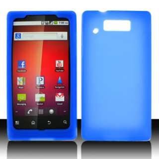 New Virgin Motorola WX435 Triumph Blue Accessory Silicone Skin Soft 