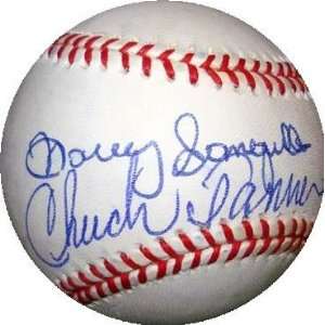  Manny Sanguillen & Chuck Tanner autographed Baseball 