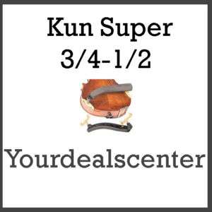 Genuine Kun Super Violin Shoulder Rest 3/4 1/2  