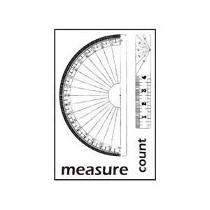 Maya Road Measure Twice Singleton Clear Stamp, 2 Inch by 3 Inch