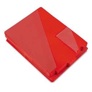  Smead End Tab Vinyl Out Guide, Letter, Red, 50 per Box 