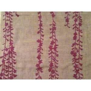  Natural Wine 100% Linen Print Fabric 54 By the Yard Arts 