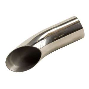   On Stainless Steel Straight Droppoint Exhaust Muffler Tip Automotive