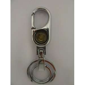    Buick Logo Chrome Key Chain Two Key Rings And Carabiner Automotive