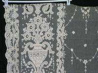 Victorian Torchon French Lace Drapery Pr Vining Design  