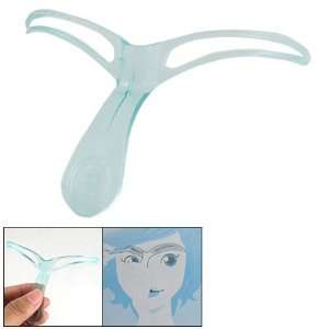   Ladies Eyebrow Template Stencil Shaping Tool Clear Blue Beauty
