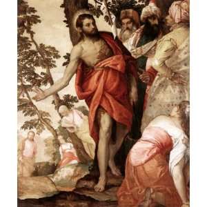  Acrylic Keyring Veronese St John the Baptist Preaching 