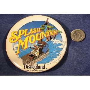   Disney Disneyland Splash Mountain Vintage 2 Button 